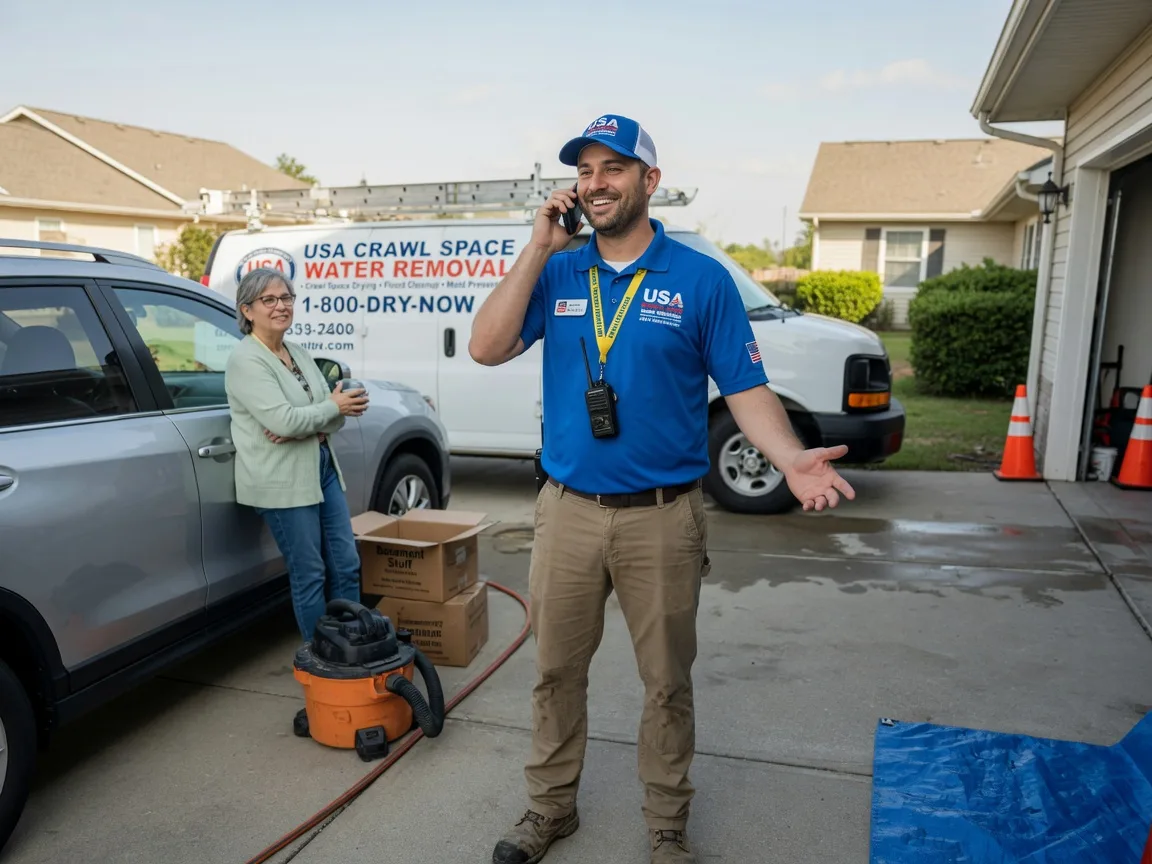 Crawl Space Water Removal Vancleave, MS FAQs
